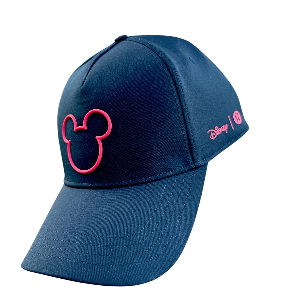 Disney Lululemon Mickey Mouse SOLD OUT Baseball Cap Hat Black - NEW! L/XL